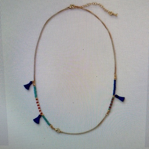 Tassel Necklace. Adorable worn as an anklet. - Picture 2 of 3